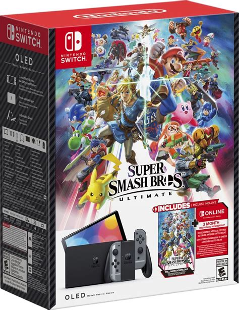 nintendo switch oled super smash bros ultimate